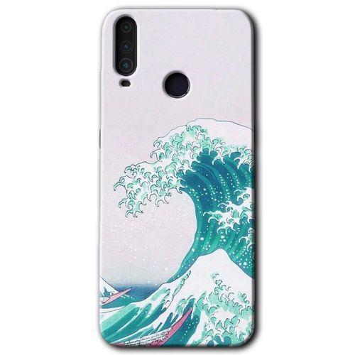 Potkal Hediye Fabrikası General Mobile GM 10 HD Baskılı Kılıf + 9D Tam Ekran Koruyucu - Dalga