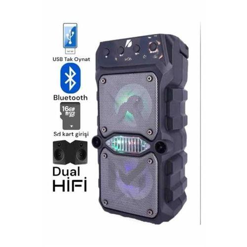 Ses Bombası Kablosuz Bluetooth Hoparlör Çift Çıkışlı Yüksek Ses Kaliteli Hoparlör