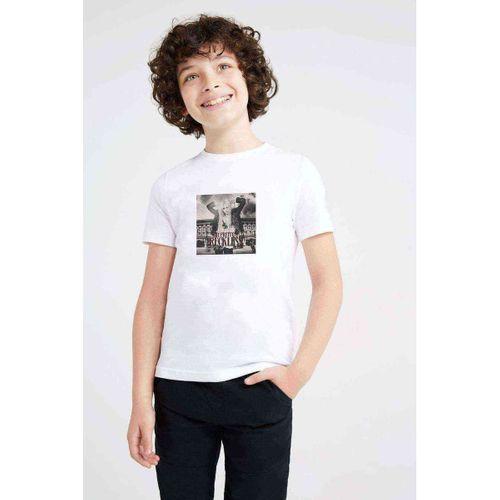 The Pretty Reckless Light Me Up Baskılı Unisex Çocuk Beyaz t-shirt