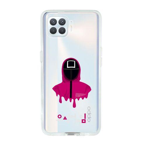 Oppo Reno 4 Lite Squid Game Premium Şeffaf Silikon Kılıf