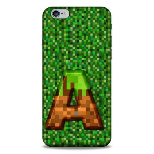 Lopard Apple Iphone 6S Plus Uyumlu Kılıf PiXel (44) Tough Armor Kılıf A Harfi