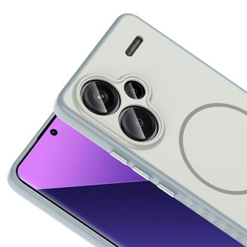 Xiaomi Redmi Note 13 Pro Plus 5G Kılıf M-safe Şarj Özellikli Zore Tea Kapak