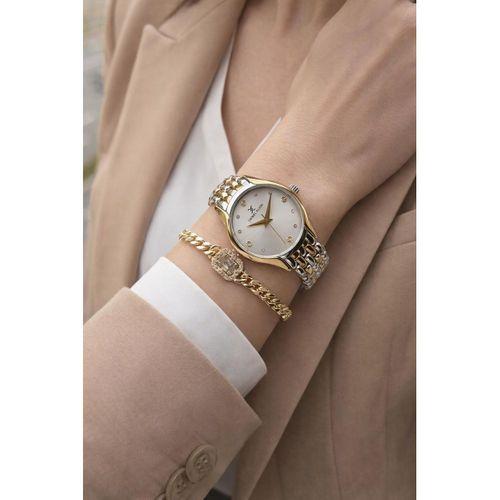 Daniel Klein 2 Yıl Garantili Çelik Kordon 30 Mt Suya Dayanıklı Kadın Kol Saati+Bileklik DKK.2.10150-4