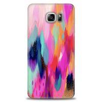 Samsung Galaxy Note 5 Kılıf HD Baskılı Kılıf - Yaldızlı Renkler + Tam Ekran Koruyucu