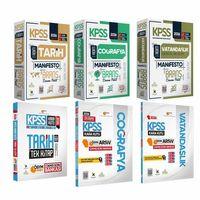 2026 KPSS GK Tarih Coğrafya Vatandaşlık Kara Kutu Soru Bankası ve Manifesto Branş Deneme 6lı Seti