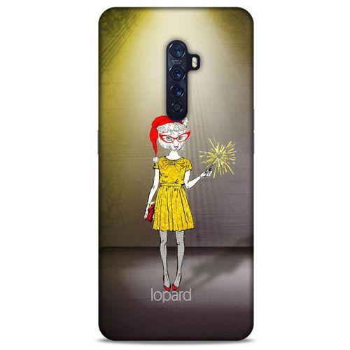Oppo Reno 2 Kılıf FunnyMaX (32) Soft Silikon Kılıf Turuncu Kahve