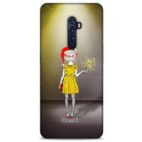 Oppo Reno 2 Kılıf FunnyMaX (32) Soft Silikon Kılıf Turuncu Kahve