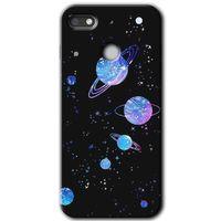 Potkal Hediye Fabrikası General Mobile GM 8 Go HD Baskılı Kılıf + 9D Tam Ekran Koruyucu - Samanyolu Galaksi