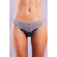 Golshan Gilda Mini Slip, Kadın Dantelli Mavi Külot
