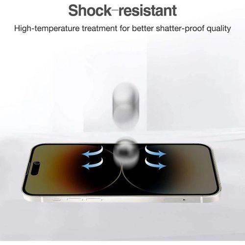 İphone 15 Pro Max Anti Statik Tam Kaplayan Hayalet Kırılmaz Cam