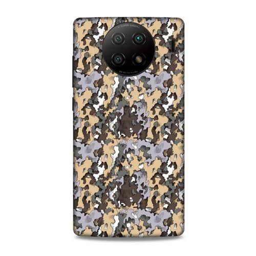 Lopard Xiaomi Redmi Note 9 5g Uyumlu Kılıf Kamuflaj (55) Koruma Kabı