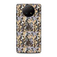 Lopard Xiaomi Redmi Note 9 5g Uyumlu Kılıf Kamuflaj (55) Koruma Kabı