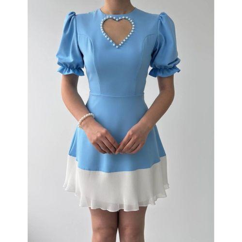 Safe Kalp Detaylı Elbise