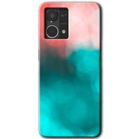 Oppo Reno 7 4G Kılıf HD Desen Baskılı Arka Kapak - Flu Işık + Kırılmaz Cam