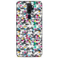 Geometrix 03 Oppo A9 2020 Kılıf Silikon Kapak