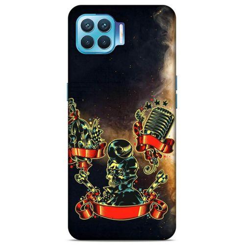 Lopard Oppo Reno 4 Lite Uyumlu Kılıf Tattoo's (16) Kalın Kılıf Karışık