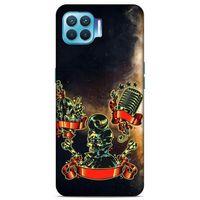 Lopard Oppo Reno 4 Lite Uyumlu Kılıf Tattoo's (16) Kalın Kılıf Karışık