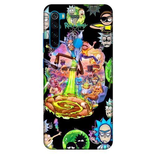 Xiaomi Redmi Note 8 Uyumlu Kılıf Rick And Morty (39) Liquid Crystal Kılıf Shadow Council