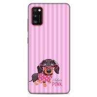 Animax Pembeci Köpek Samsung Galaxy A41 Kılıf Desenli Silikon