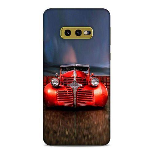 Lopard Samsung Galaxy S10e Uyumlu Kılıf PickUpX (43) Thin Fit Kılıf Kırmızı Ateşli