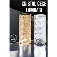 Gece Lambası Kristal Lamba Dokunmatik Şarjlı Hediyelik