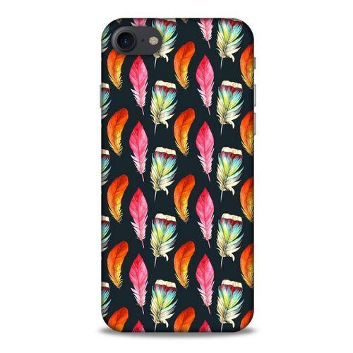 Apple Iphone 8 Kılıf Desenli Özel Seri Tüyler (49) Ultra Silikon Kılıf