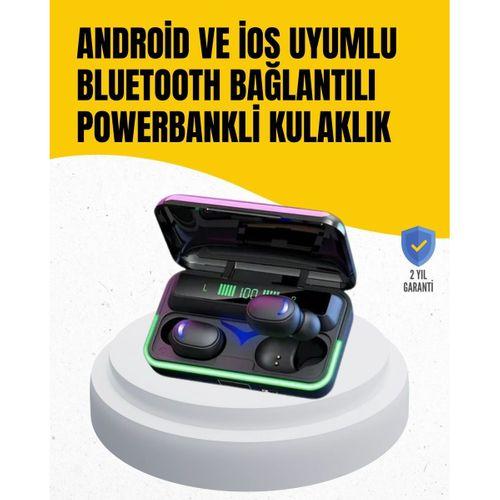 Su Geçirmez E10 Bluetooth Kulaklık Powerbank Ve Gürültü Engelleme
