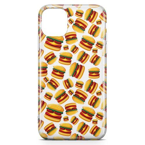 Apple iPhone 11 Kılıf Hamburger Arka Kapak Koruma Desenli Full Koruyucu