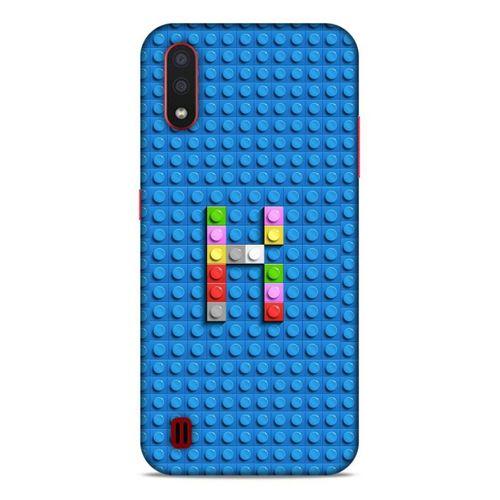 Lopard Samsung Galaxy A01 Uyumlu Kılıf BloX (22) Tam Koruma Kılıfı K Harfi