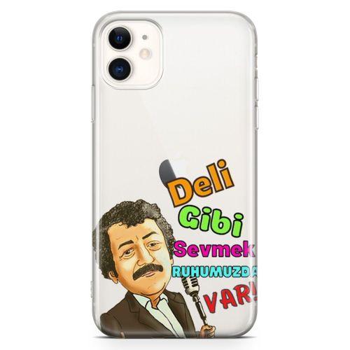 Apple iPhone 11 Kılıf Caps Müslüm Gürses Arka Kapak Koruma Desenli Full Koruyucu