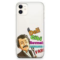 Apple iPhone 11 Kılıf Caps Müslüm Gürses Arka Kapak Koruma Desenli Full Koruyucu