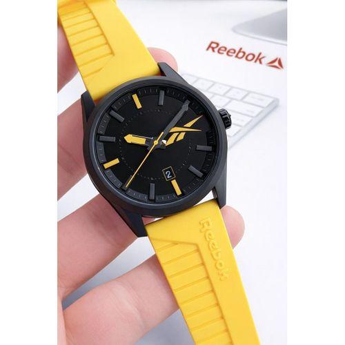 Reebok Silikon Kordon 50 Mt Suya Dayanıklı Spor Kasa 2 Yıl Garantili Erkek Kol Saati RV.BK.G3S