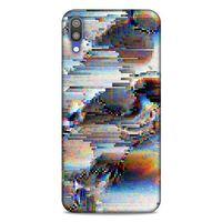 Lopard Samsung Galaxy M10 Uyumlu Kılıf PiXel (21) Koruyucu Kapak Beyaz