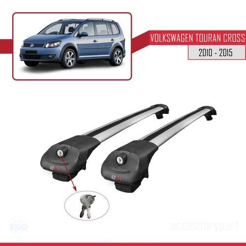 Volkswagen Touran 2010-2015 Arası ile uyumlu ACE-1 Ara Atkı Tavan Barı GRİ