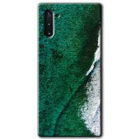 Samsung Galaxy Note 10 HD Baskılı Kılıf + 9D Tam Ekran Koruyucu - Yeşil Okyanus