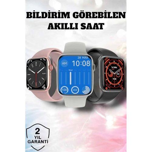 Akıllı Saat Adım Sayar, Kalp Atışı İzleme Dokunmatik Bluetooth Bağlantılı