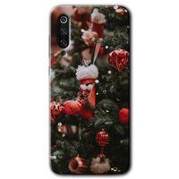 MRCİLETİSİM Xiaomi Mi 9 SE Kılıf HD Desen Baskılı Arka Kapak+Temperli Cam - Happy New Year