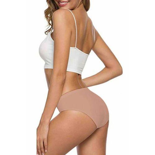 4 Adet Kadın Dikişsiz Lazer Kesim Esnek İz yapmayan Külot S2