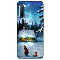 Oppo Reno 3 Kılıf Snowix (38) Neo Hybrid Kılıf Beyaz Mavi