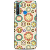 Oppo Realme 5i Kılıf Pastel Renkler (41) Tank Kılıf Bej Yeşil