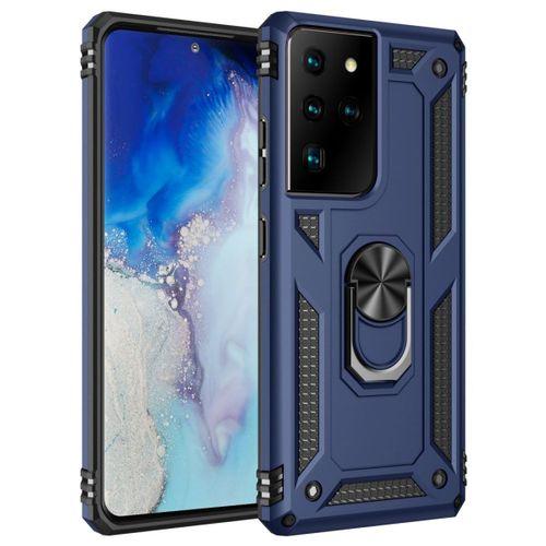 Samsung Galaxy S21 Ultra Kılıf Sofya Yüzüklü Silikon Kapak