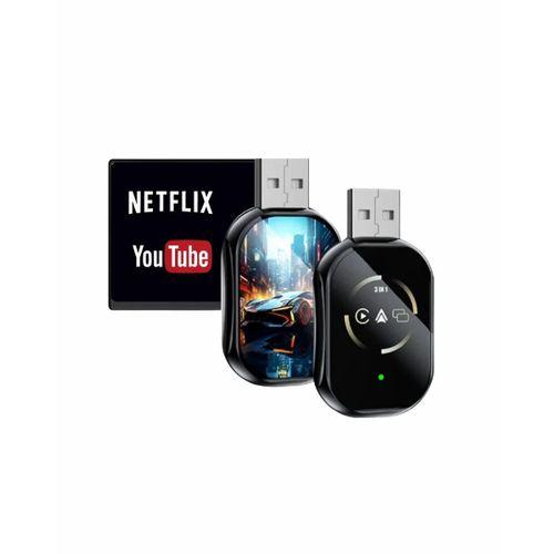 Araç İçi Kablosuz Carplay Android Auto Airplay Adaptörü