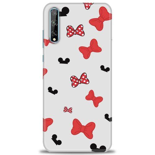 Huawei P Smart S Kılıf HD Baskılı Kılıf - Fiyonklar + Tam Ekran Koruyucu