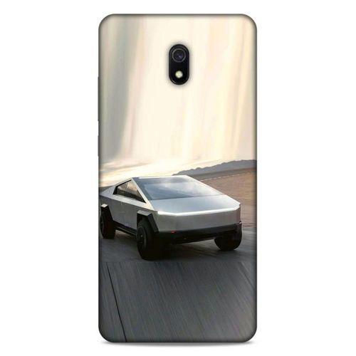 Lopard Xiaomi Redmi 8A Uyumlu Kılıf PickUpX (17) Tasarım Kılıf Gümüş Gri