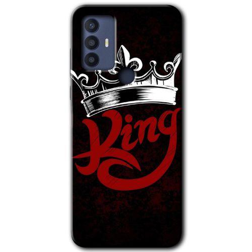 TCL 30 SE Kılıf HD Desen Baskılı Arka Kapak - King