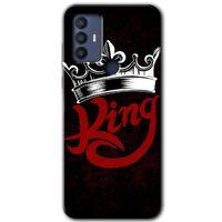 TCL 30 SE Kılıf HD Desen Baskılı Arka Kapak - King