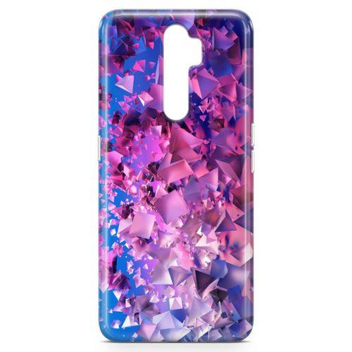 Oppo A9 2020 Kılıf Mat Pırlanta Arka Kapak Koruma Desenli Full Koruyucu