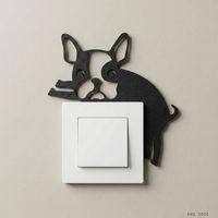 Köpek Silüet Anahtar Priz Dekoru