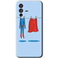 Vivo V23 5G Kılıf HD Desen Baskılı Arka Kapak - İzin Günü + Kırılmaz Cam