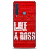 Samsung Galaxy A9 2018 Kılıf HD Baskılı Kılıf - Like a Boss + Tam Ekran Koruyucu